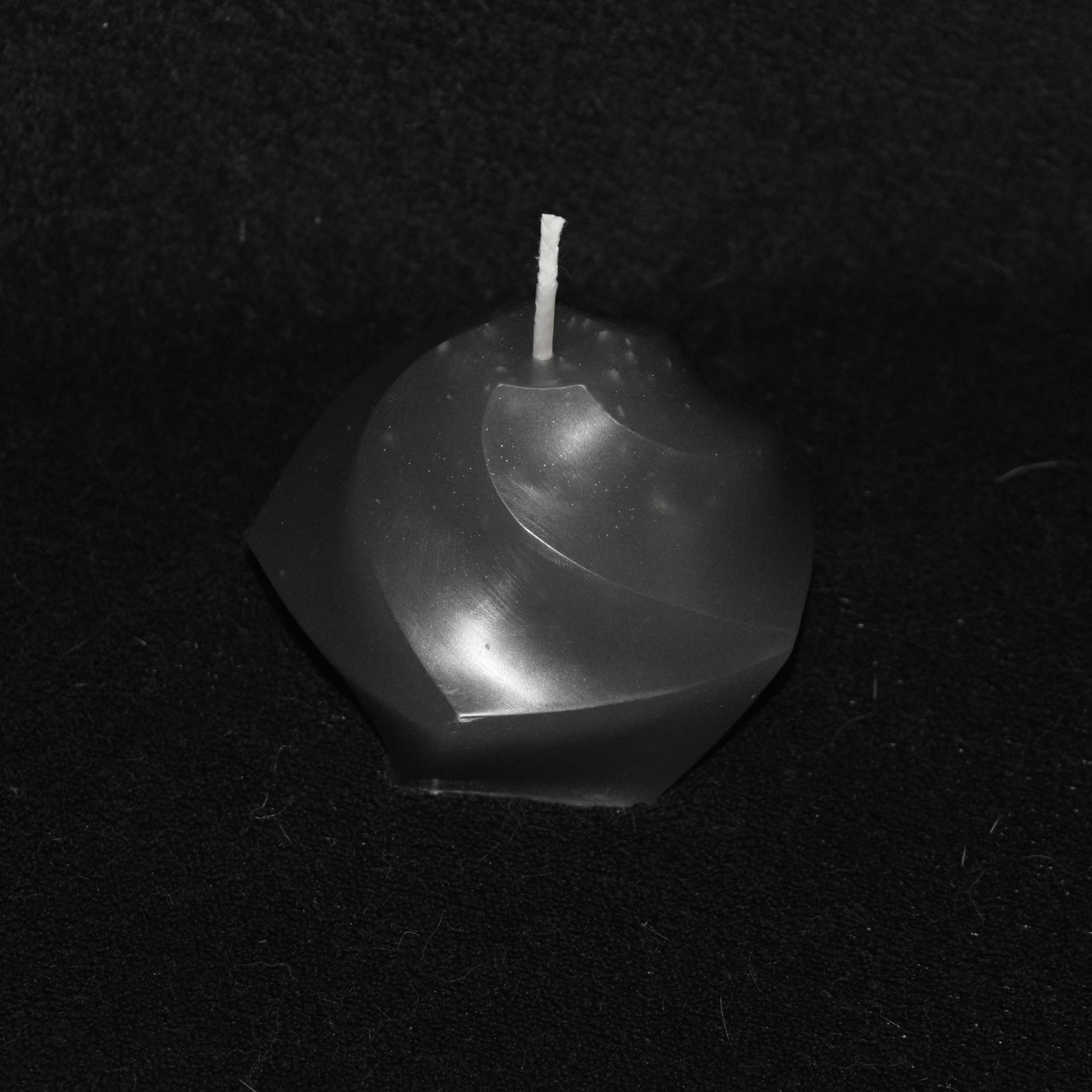 Skulptur-Kerze einfarbig