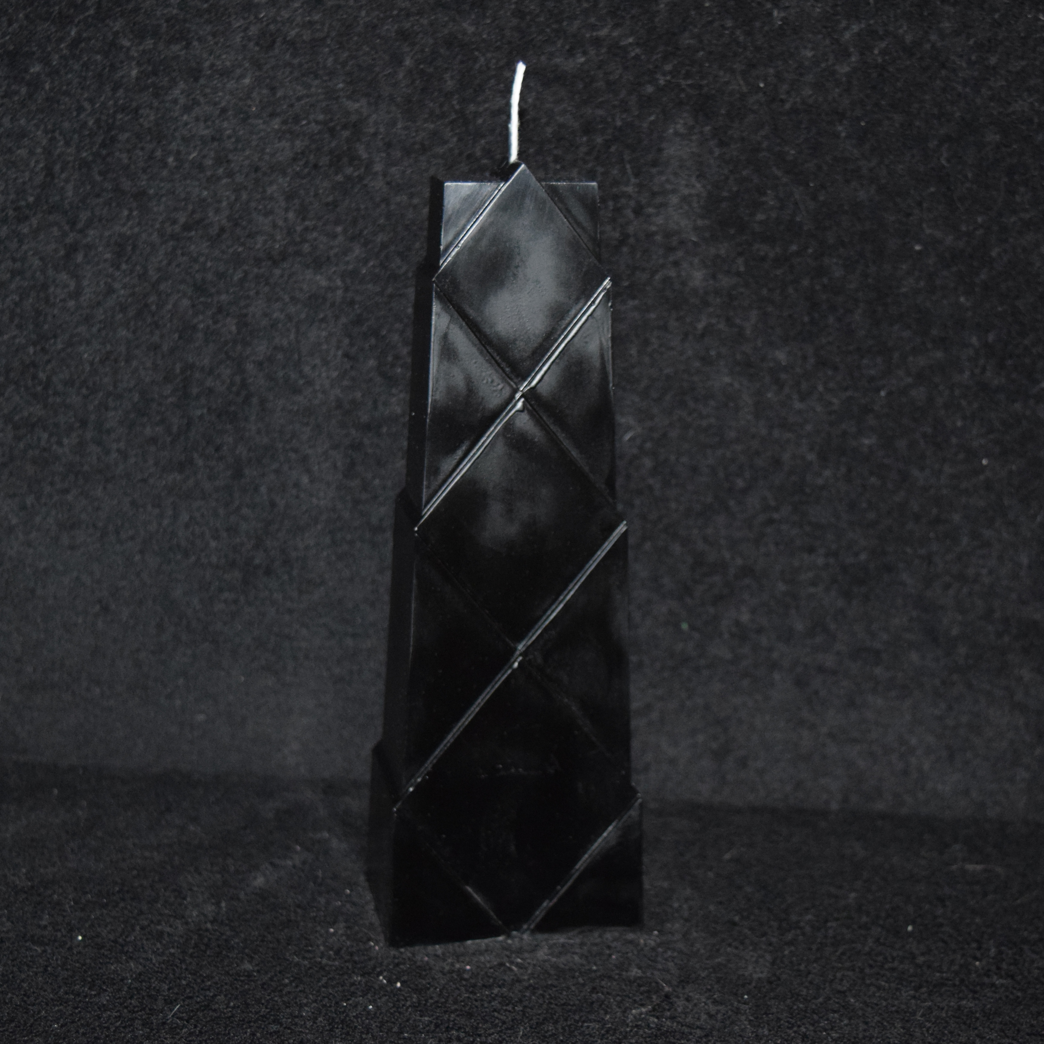 Raute-Kerze einfarbig