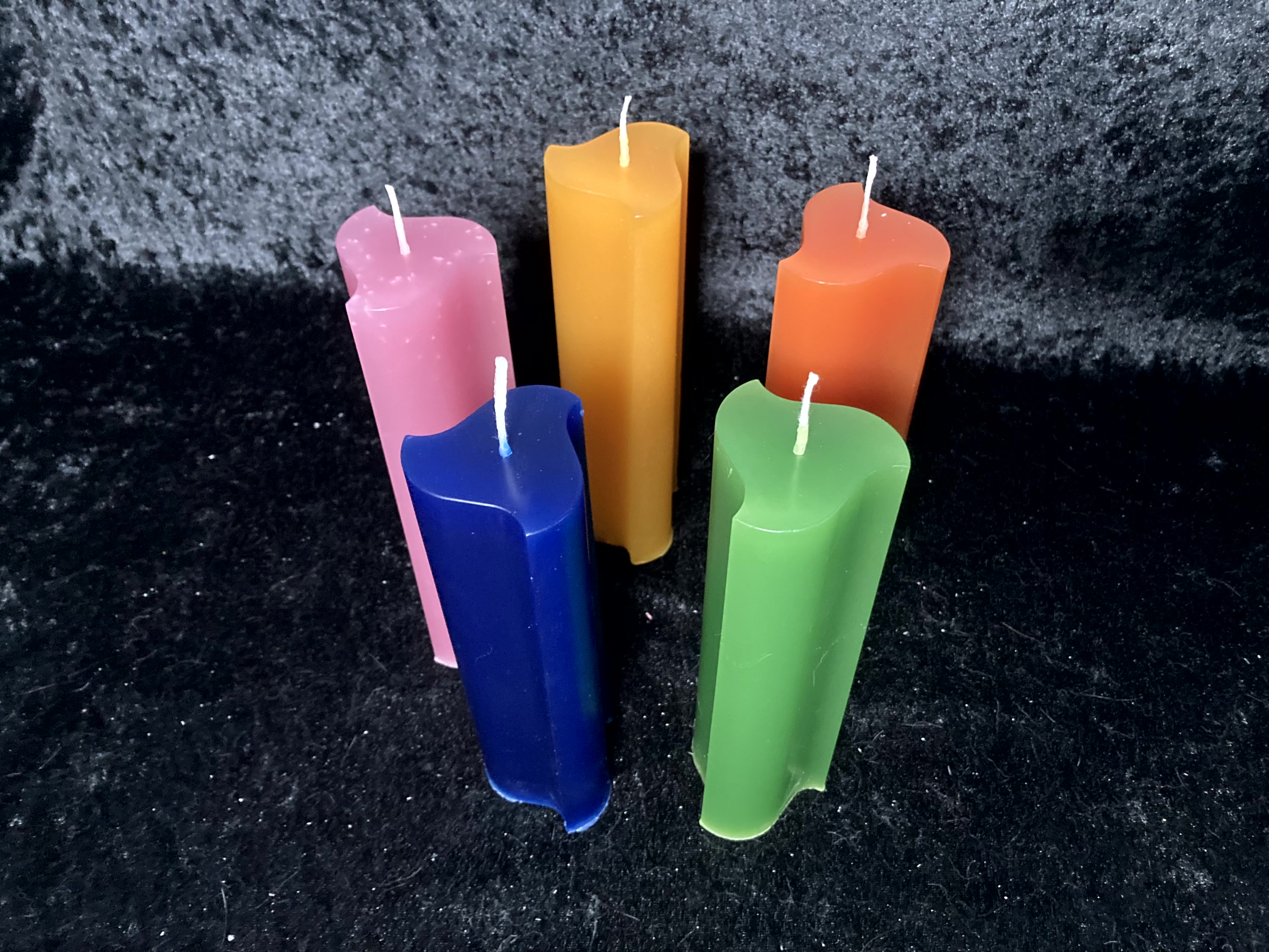 Triole-Kerze einfarbig