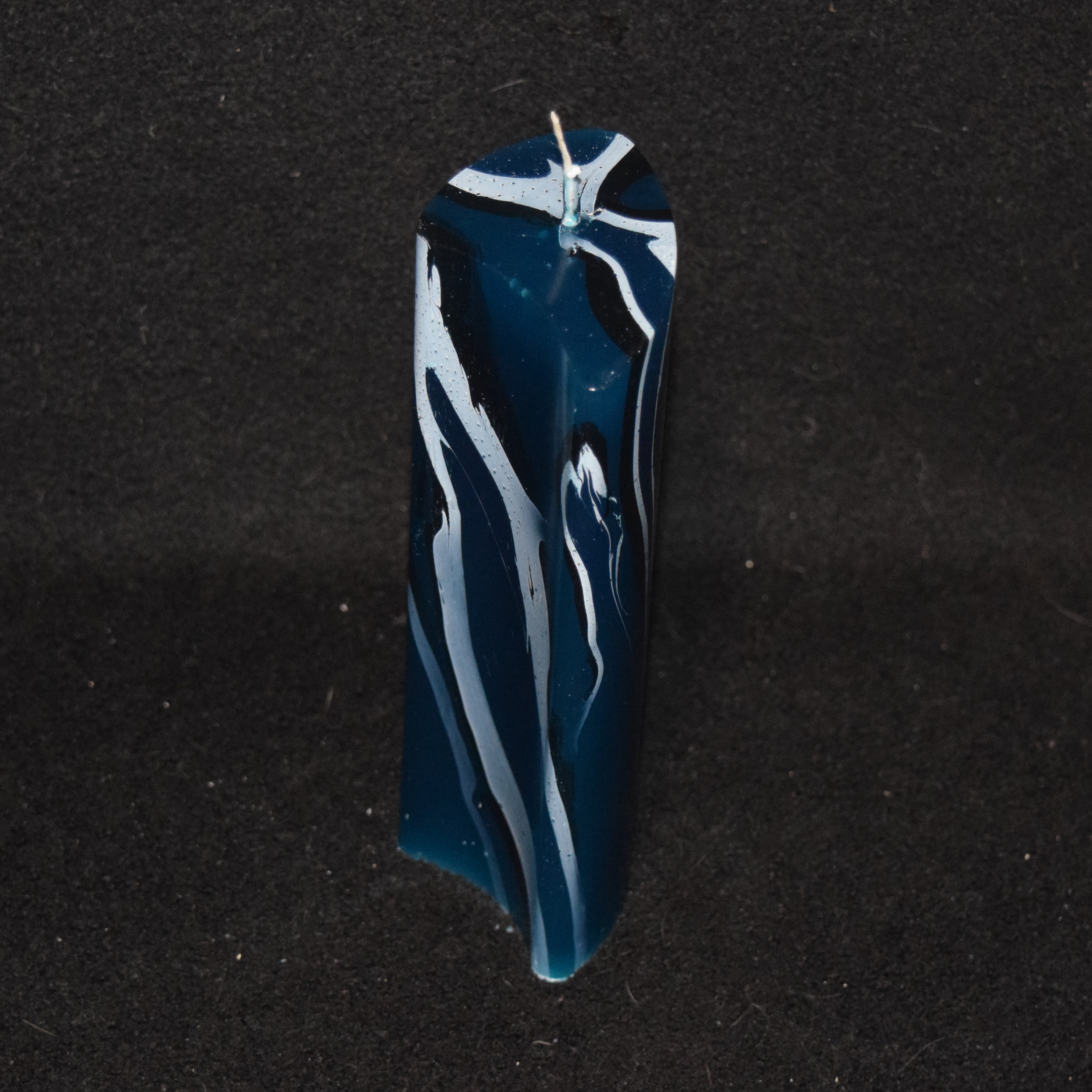 Arrangement-Kerze marmoriert