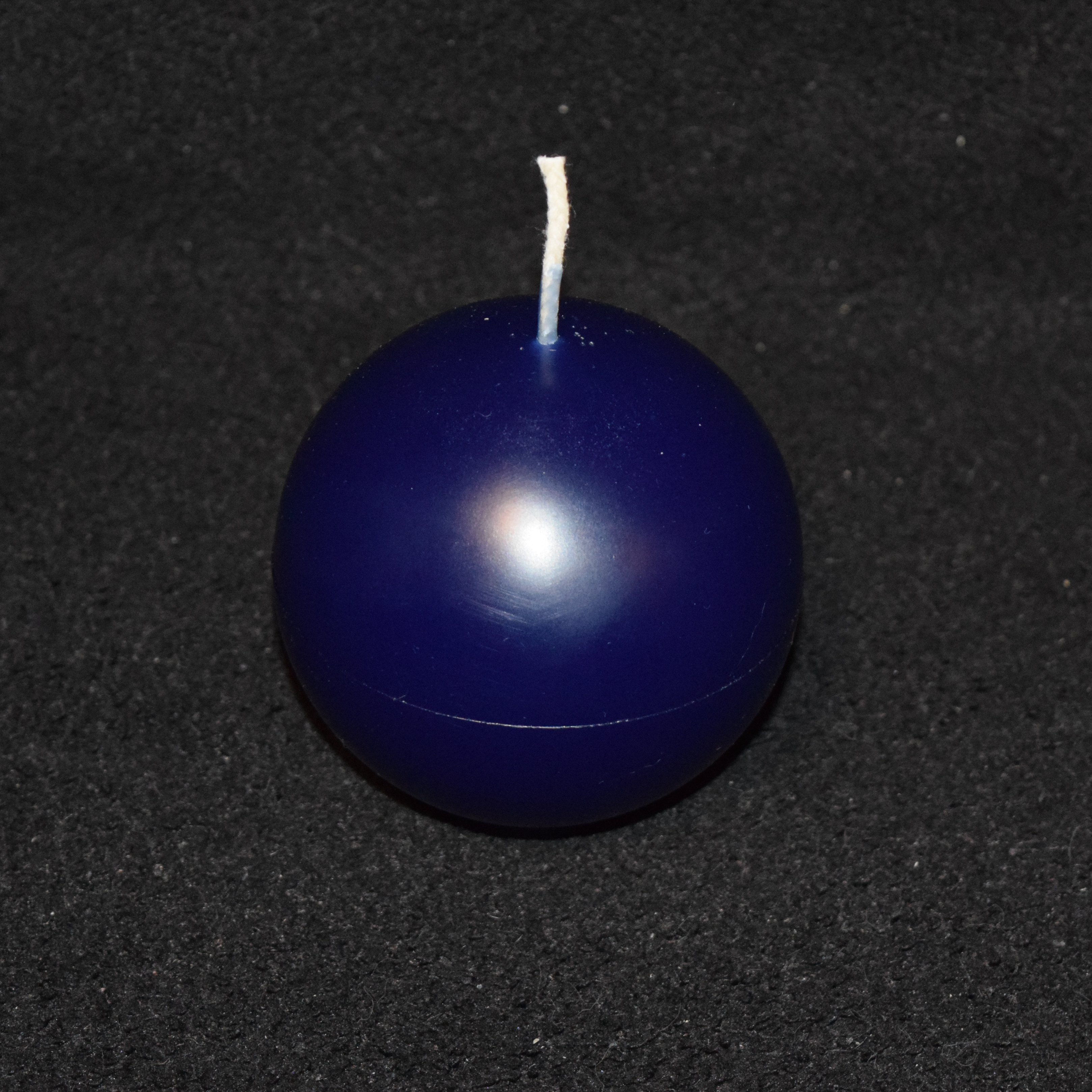 Kugel-Kerze einfarbig in 3 Größen