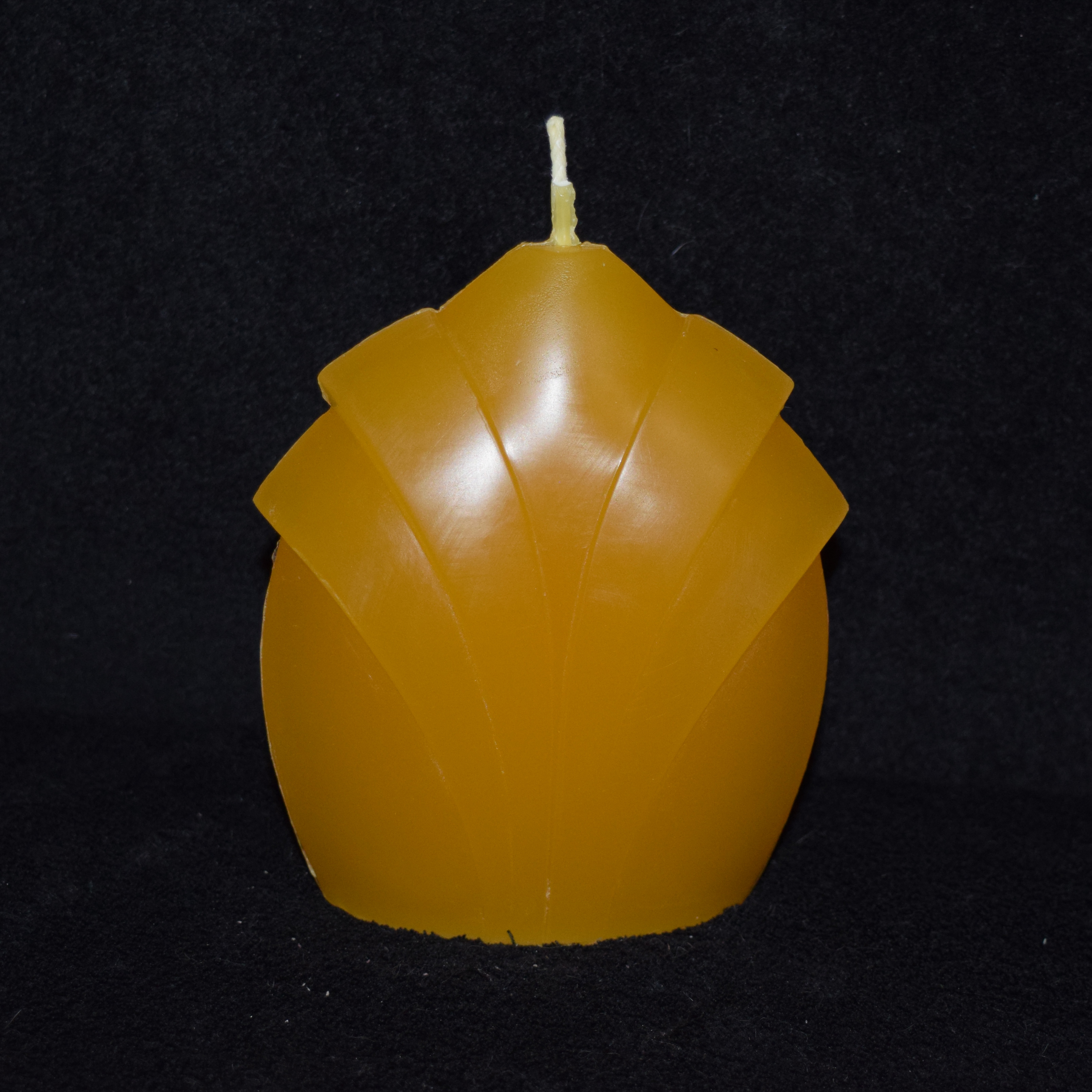 Fächer-Kerze einfarbig