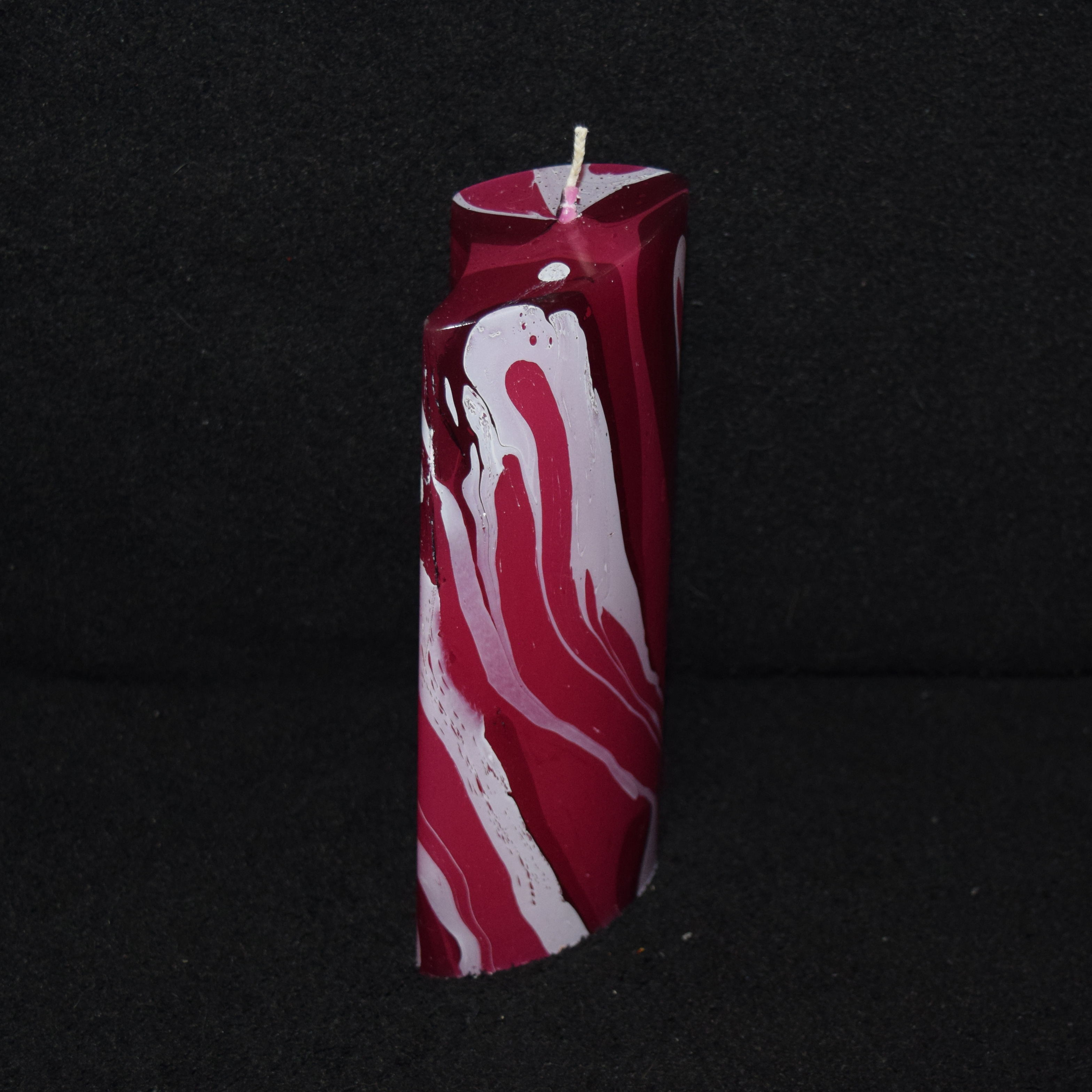 Arrangement-Kerze marmoriert