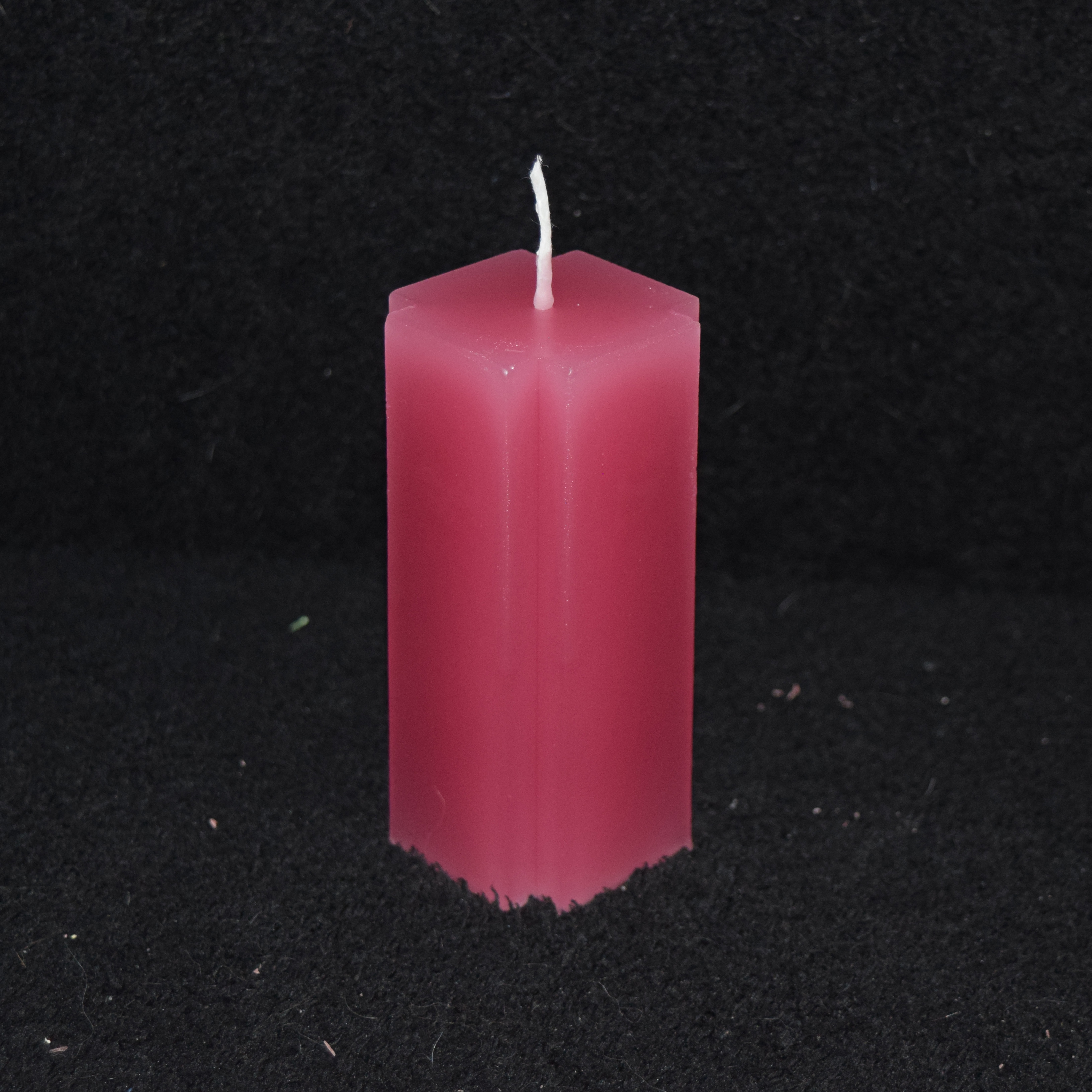 Kreuz-Kerze einfarbig