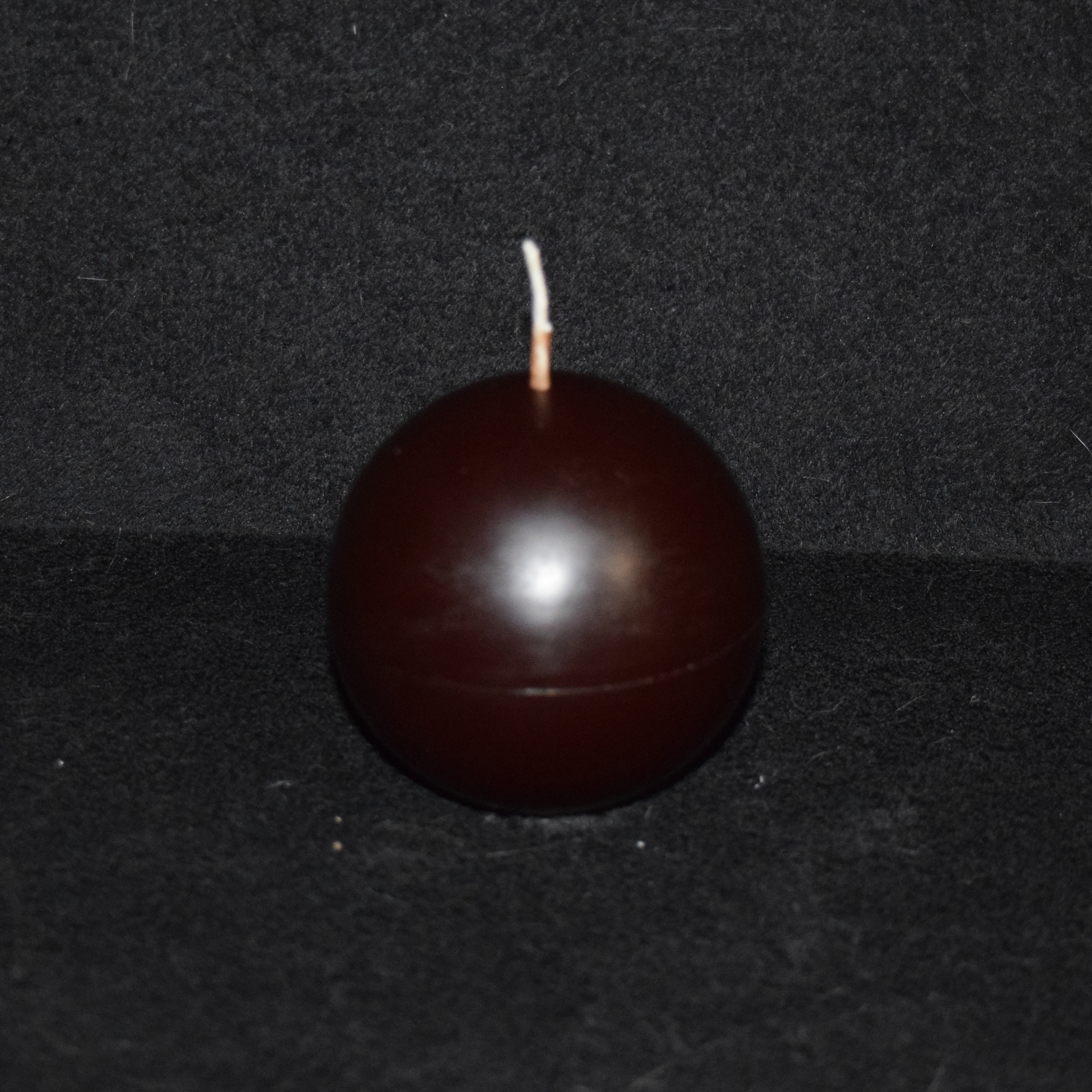 Kugel-Kerze einfarbig