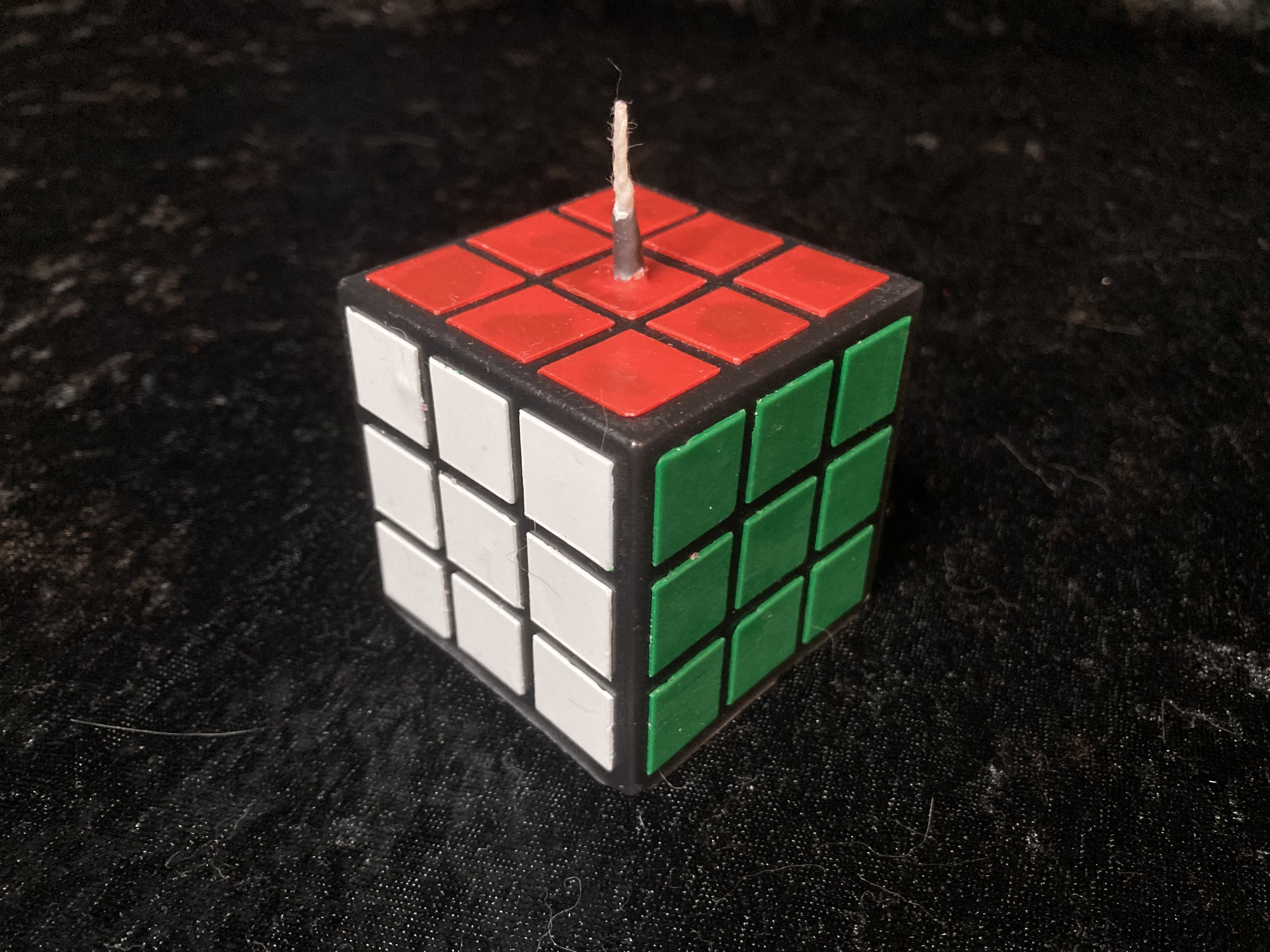 Zauberwürfel-Kerze / Rubik's Cube