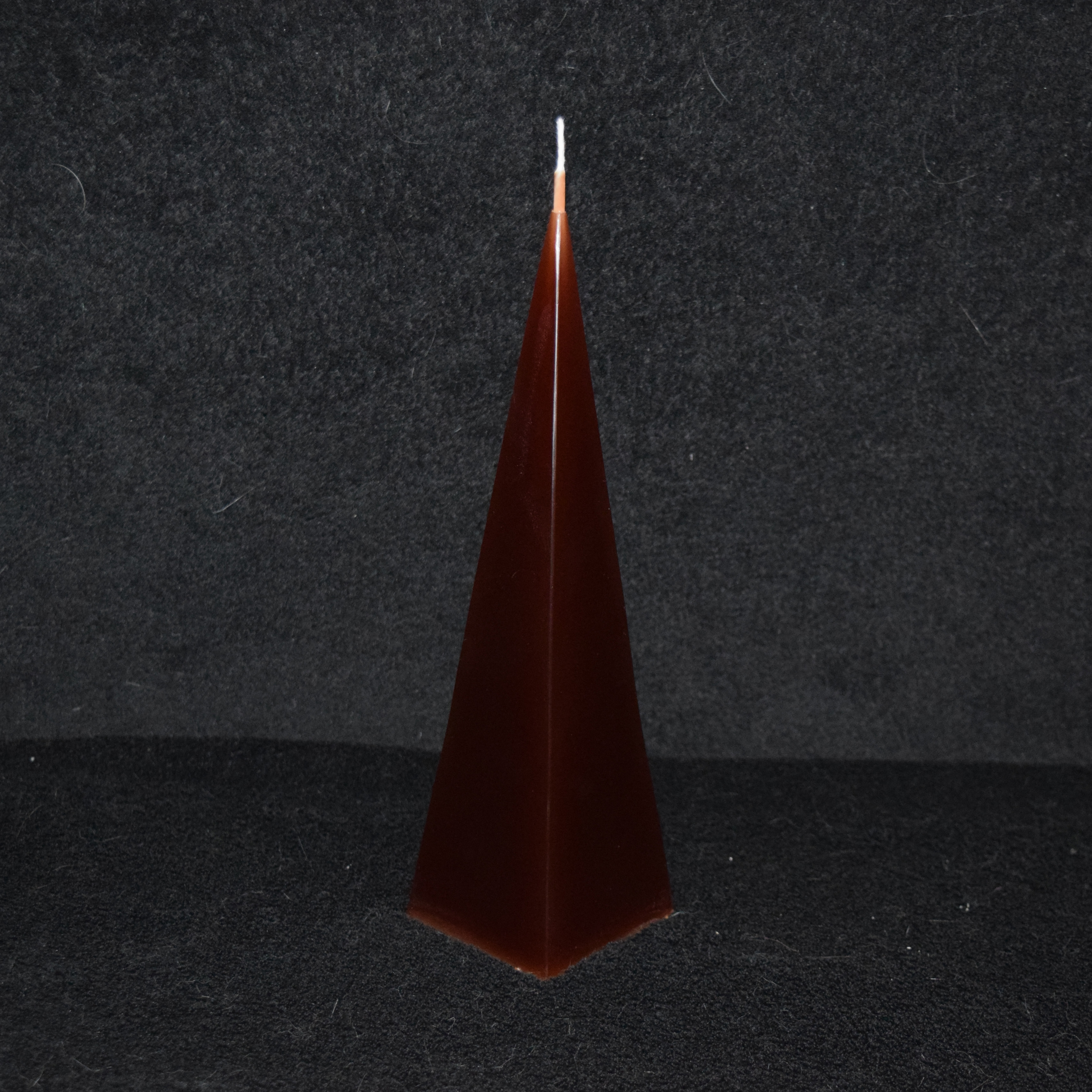 Pyramiden-Kerze einfarbig
