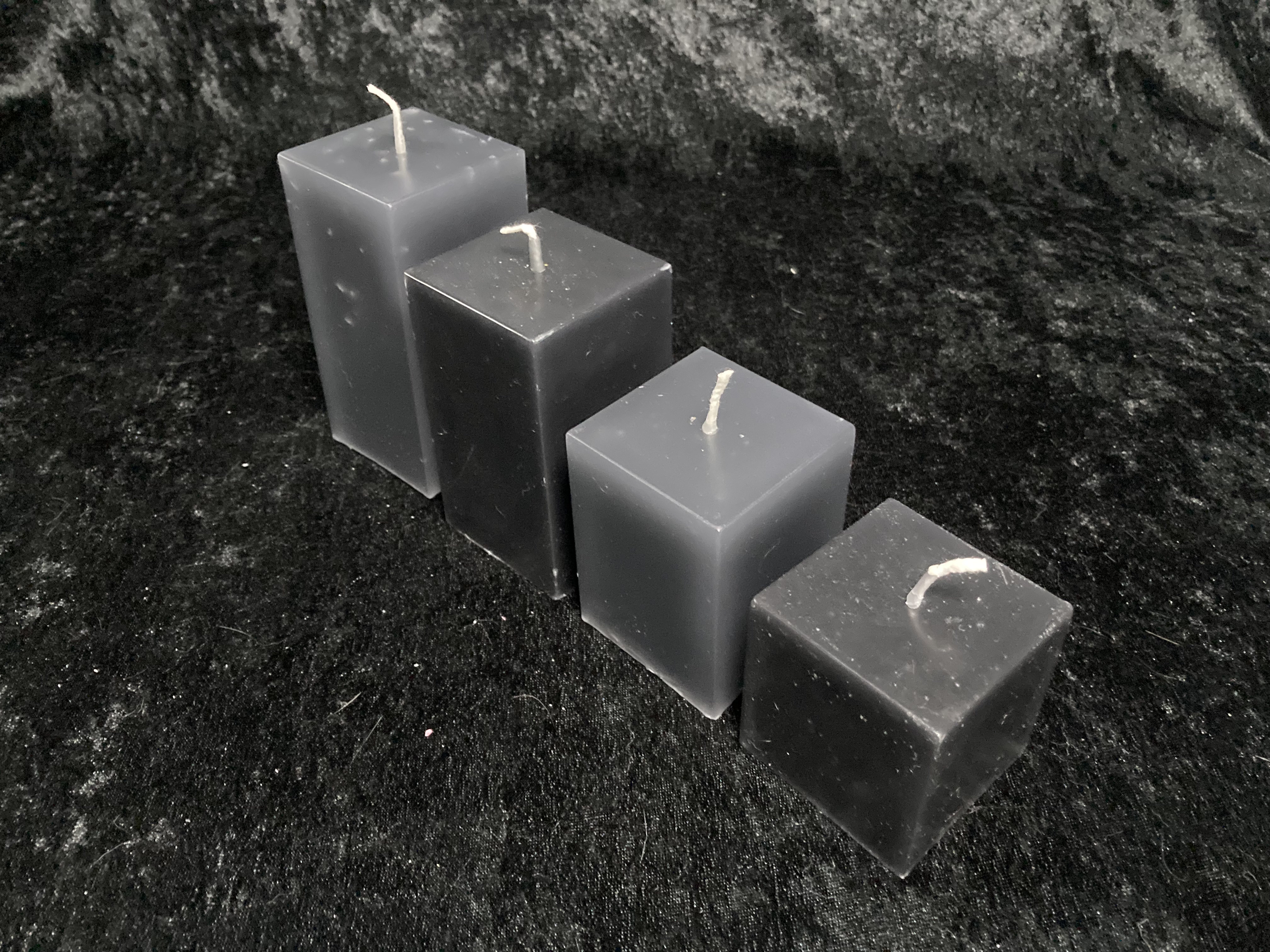 Kerzen-Arrangement Treppe 4er-Set zweifarbig