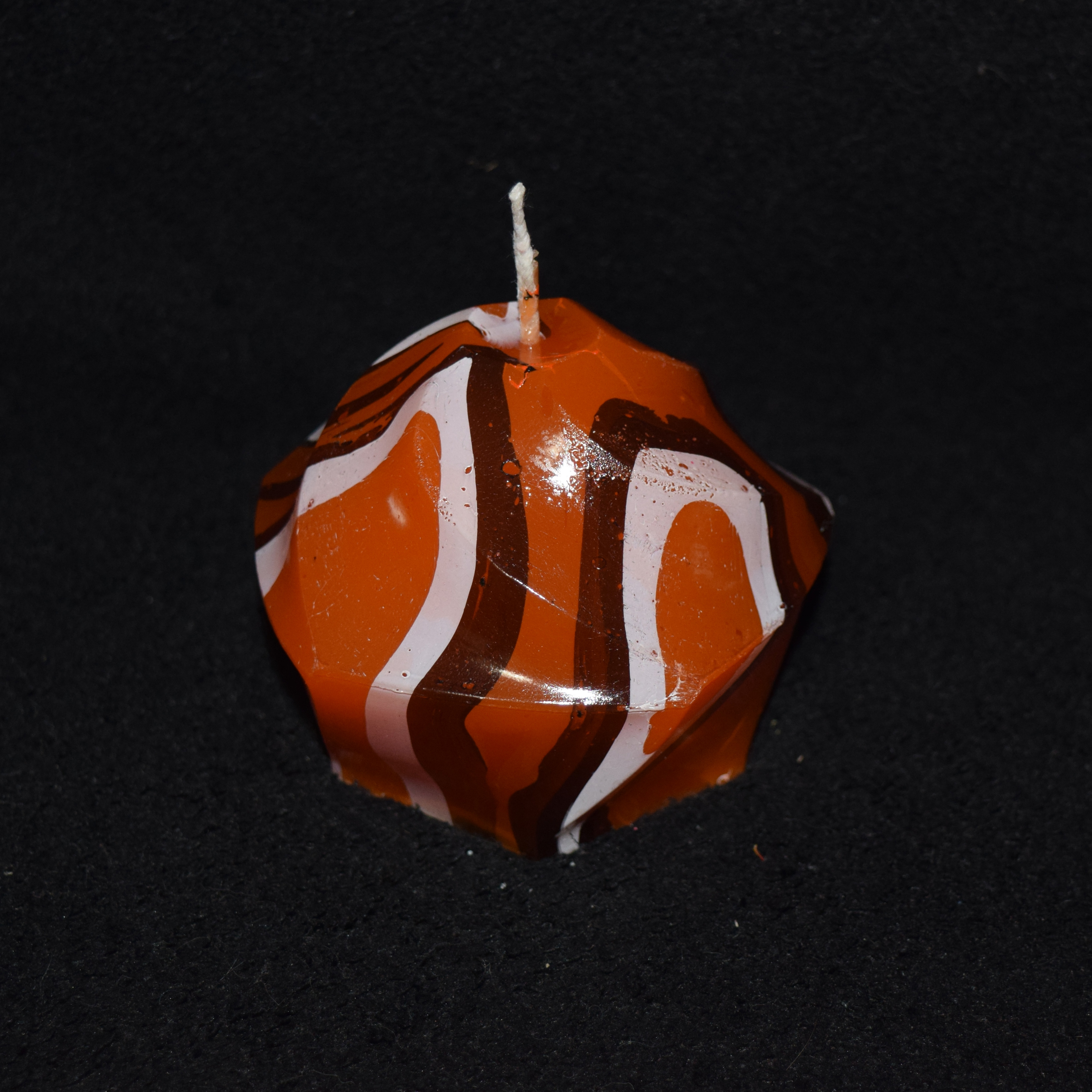 Skulptur-Kerze marmoriert