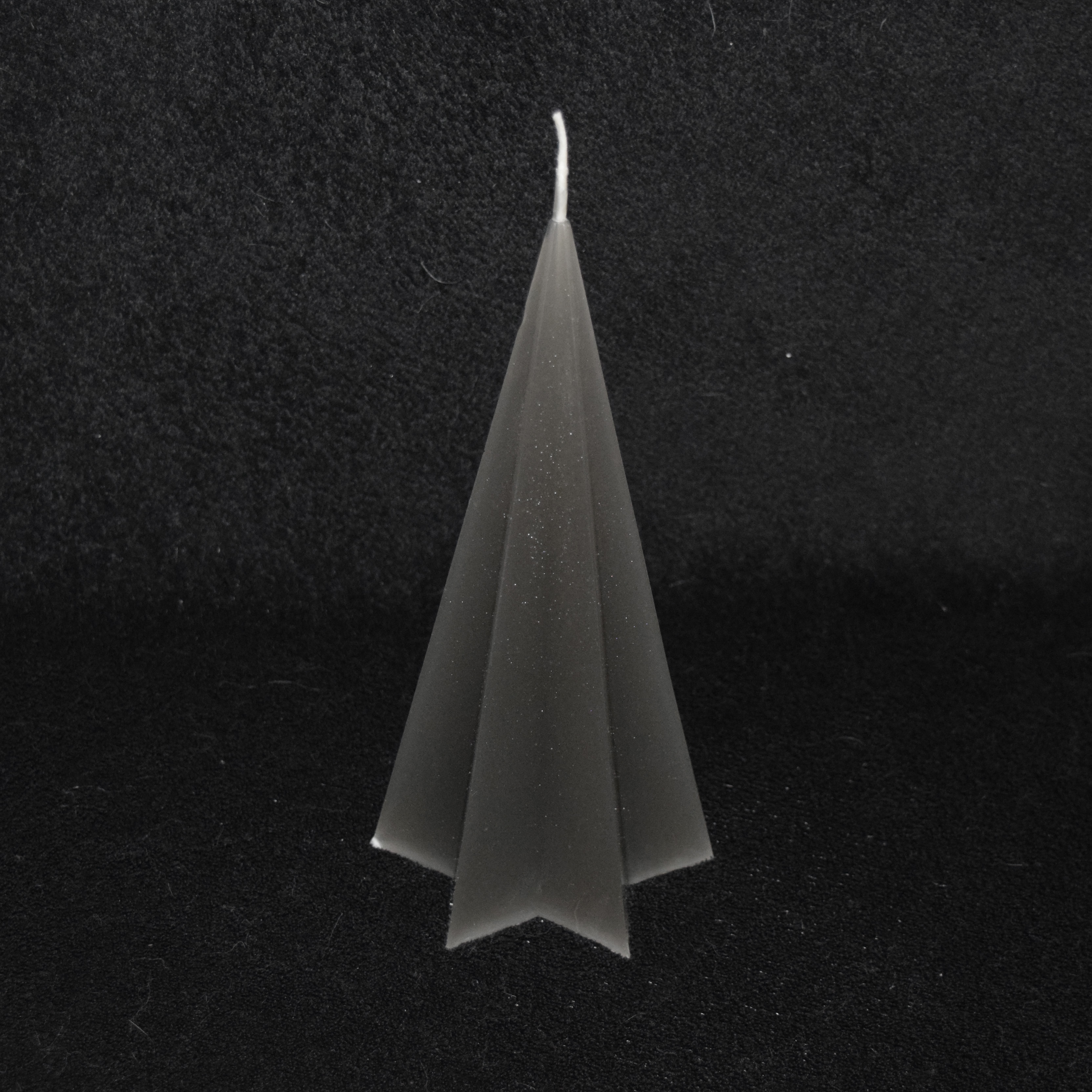 Sternpyramiden-Kerze einfarbig