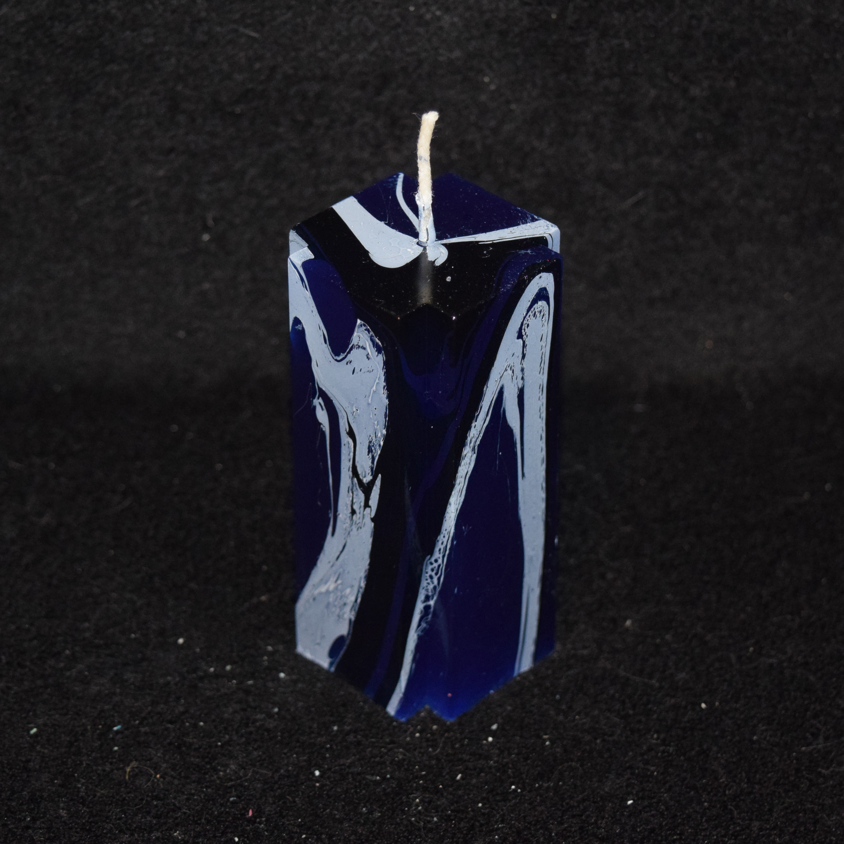 Kreuz-Kerze marmoriert