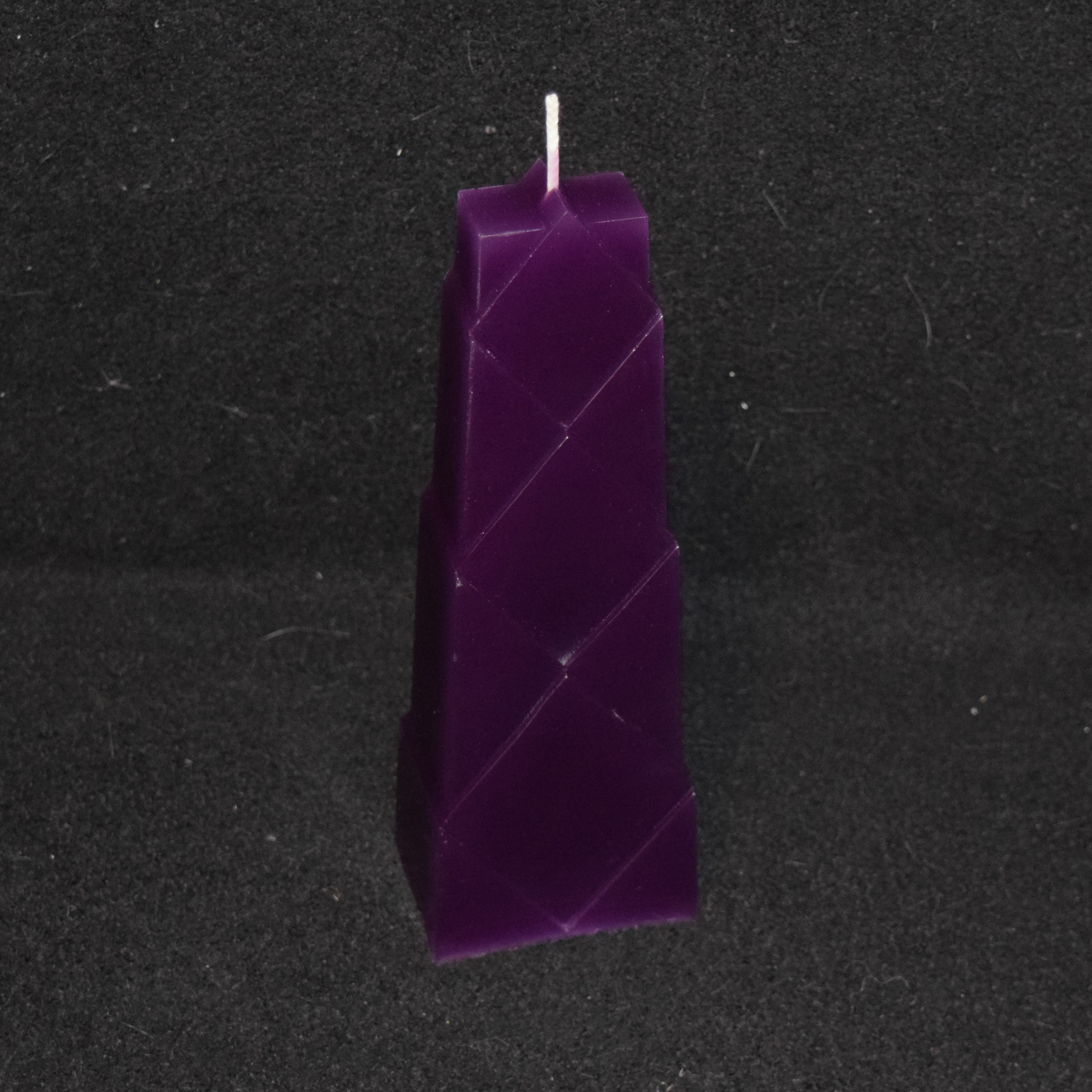 Raute-Kerze einfarbig