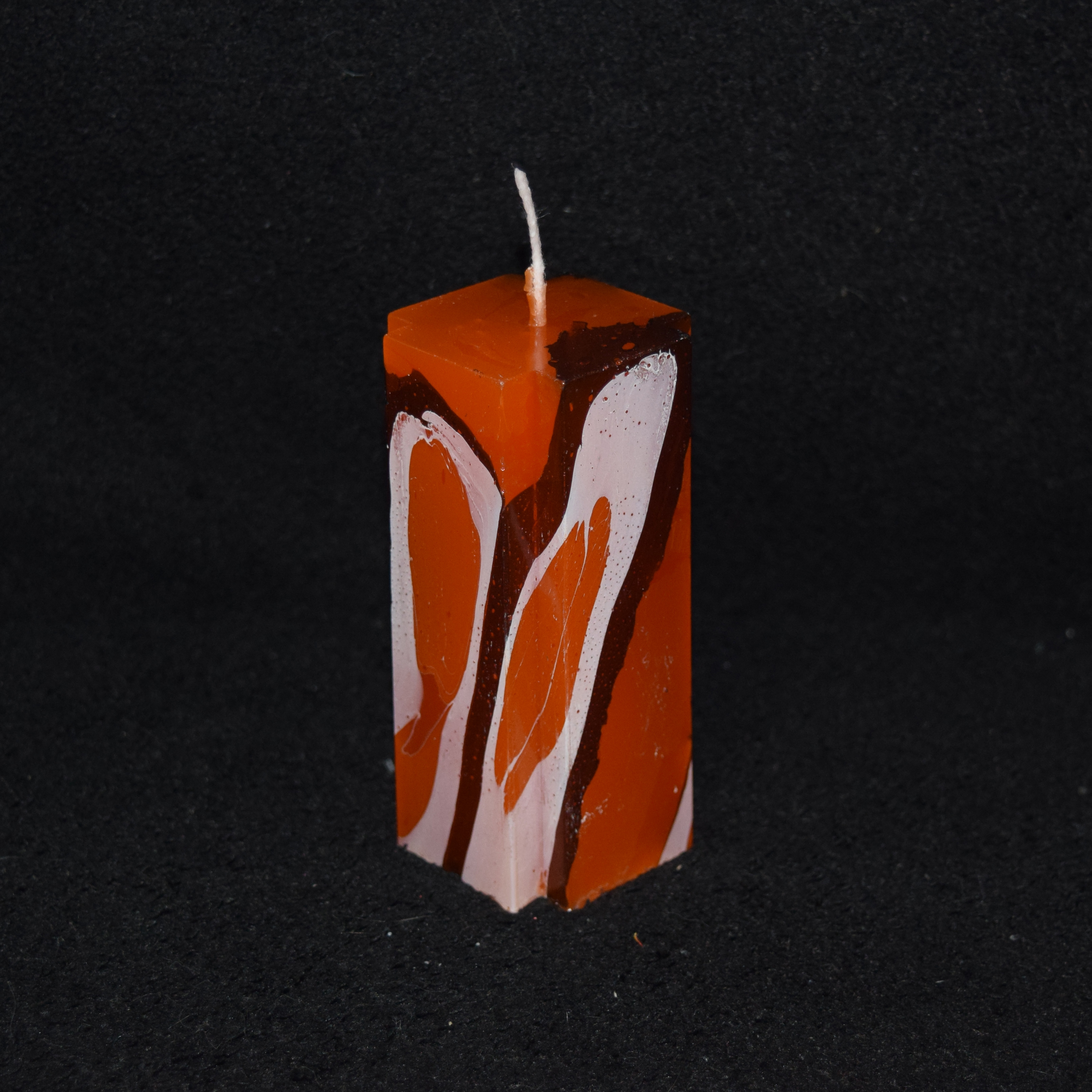 Kreuz-Kerze marmoriert