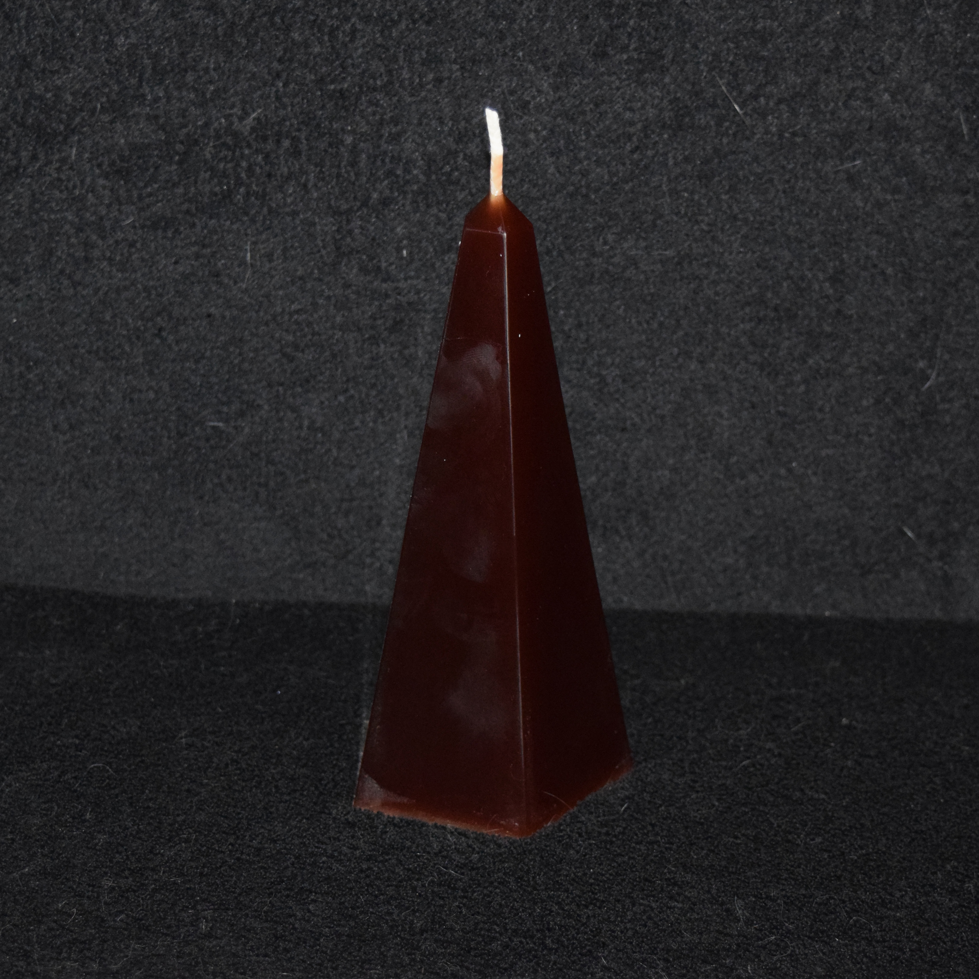 Obelisk-Kerze einfarbig